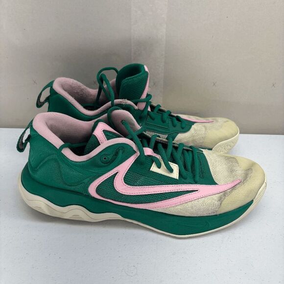 Size 11 Shoe - Nike Giannis Immortality 3 5 The Hard Way Green Pink White Bucks - Picture 11 of 11
